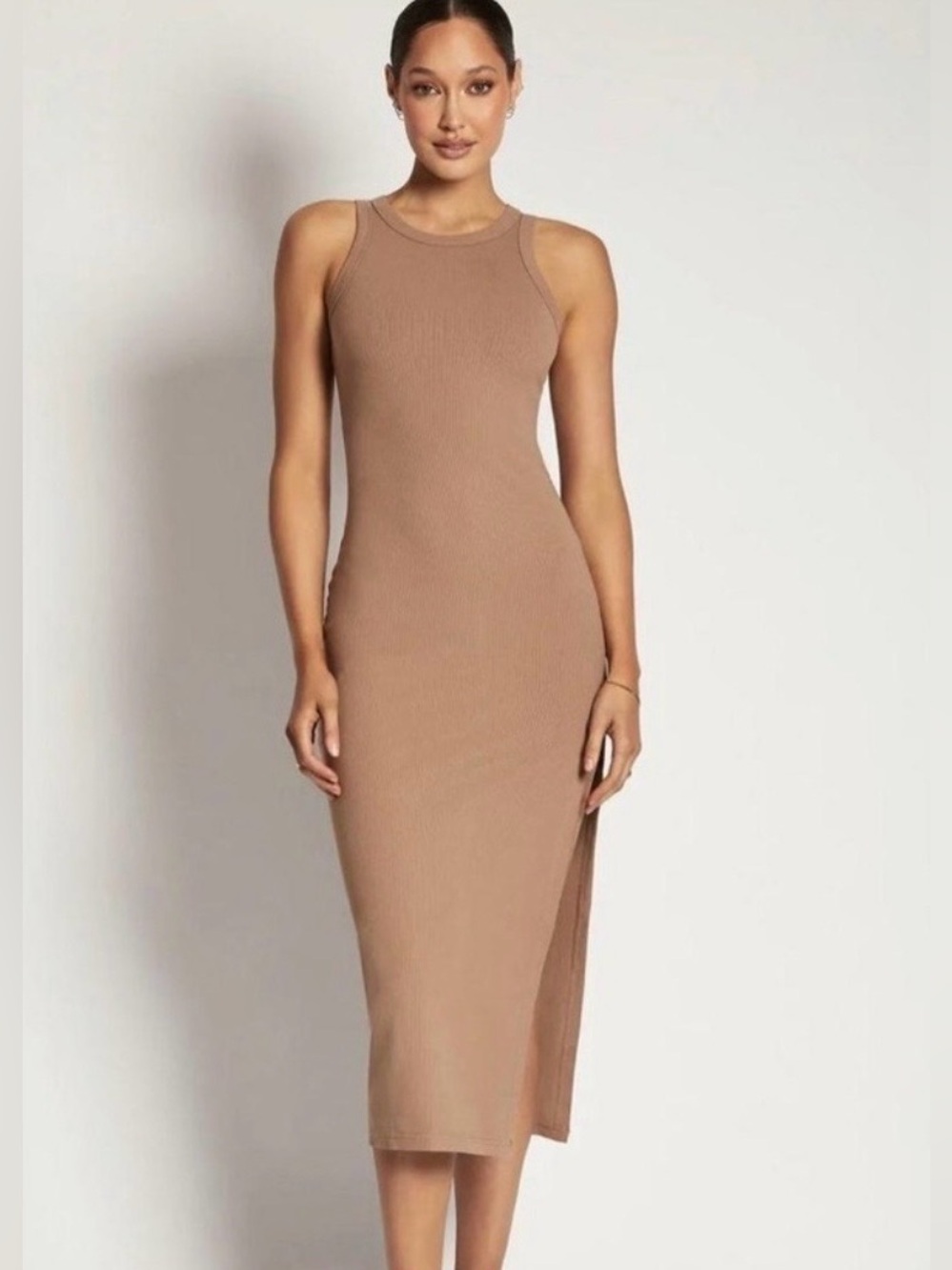 Meshki Viola Ribbed Midi Dress